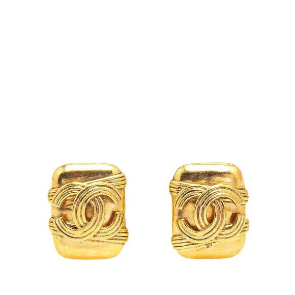 Pre Loved chanel Women Gold Earrings - Picture 1 of 3